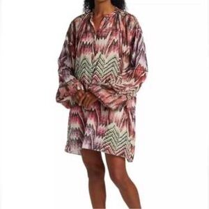 GUC CHUFY- La Dolce Vita Pia Blouson Tunic Mini Dress. Size XS